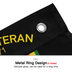 Custom Been There Done That and Damn Proud Of It Vietnam Veteran Flag - Personalized Name and Year/Period