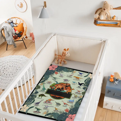 Personalized Dinosaur Educational Blanket – Custom Educational Blanket – Gift for Kids