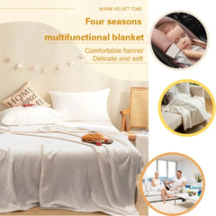 Customized Times Poster Design Photo Blanket - Personalized Texts And Photo - Romantic Gift for Couples