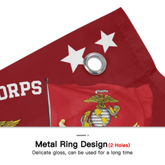 Customized Military-themed Flag - Personalized Branches, Name and Dates - Honorary Gift