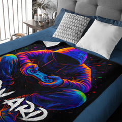 Customized Gaming Controller Blanket - Personalized Name - Gifts For Him, Her, Game Lovers