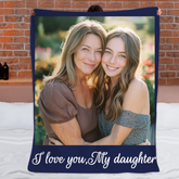Custom Photo Blanket - Personalized Picture And Text - Gift For Family,Friends,Besties