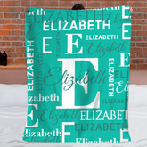 Customized Blanket | Multiple Colors Available - Personalized Name - Uniquely Special Gift