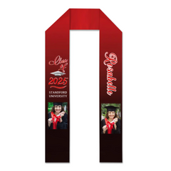 Customised Graduation Gifts - Personalised Photo and Name Stoles Sash Graduation Gift - Memorial Gifts for Graduates,Friend,BFF