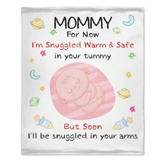 Personalized Baby Blessing Blanket - Custom Keepsake Gift for Newborns & Families