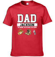 Father is Soldier - Personalized Military-Themed Clothing - Father's Day Gift