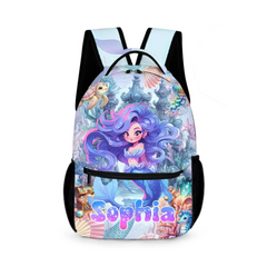 🧜‍♀️ Personalized Mermaid Backpack Set for Girls，Kids/Toddlers