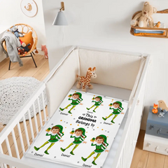 This Grandma Belongs To Kids Customized Blanket - Personalized Unload Photos And Name - Gift For Grandparents, Family