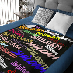 Personalized Graffiti Name Blanket - Custom Street Art Style & Name - Gift For Kids, Teens & Adults