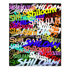 Personalized Graffiti Name Blanket - Custom Street Art Style & Name - Gift For Kids, Teens & Adults