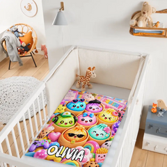 Personalized Cartoon Adventure Blanket - Custom Name Colorful Kids Theme Blanket - Gift For Kids